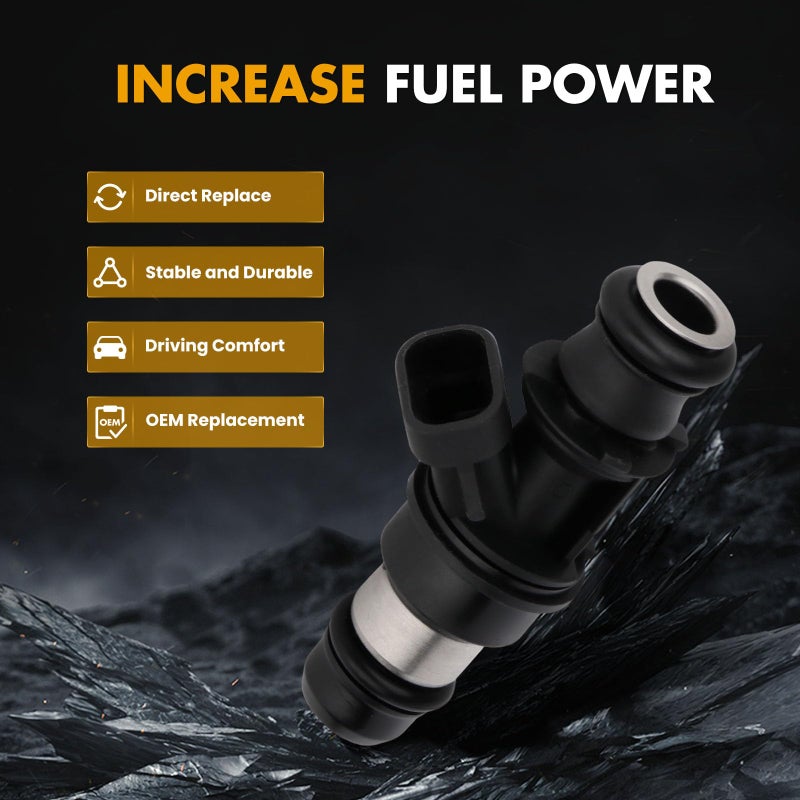 ROADFAR Fuel Injector Parts ROADFAR 3 Holes Engine Fuel Injector Kits Fit for 8.1L 2001 2002 2003 2004 2005 2006 Chevrolet Silverado 2500 HD, 8.1L 2001-2006 Chevrolet Silverado 3500 25348180 Pack of 8 - Image 4